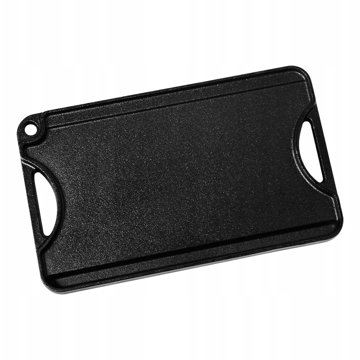 VEVOR PROFESSIONAL REVERSIBLE CAST IRON GRILL AND GRIDDLE 185X342MM BLACK