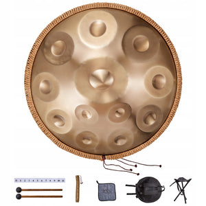 VEVOR HANDPAN 55 CM 12 NOTE D MINOR HAND DRUM PERCUSSION INSTRUMENT