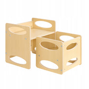 VEVOR PREMIUM MONTESSORI ADJUSTABLE TODDLER TABLE AND CHAIR SET