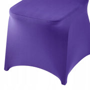 VEVOR CHAIR COVERS 50 PCS PURPLE STRETCH WASHABLE FOR PARTIES