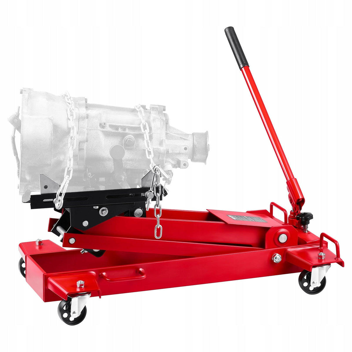 VEVOR 1T HYDRAULIC LOW PROFILE CAR JACK WITH CAST IRON WHEELS