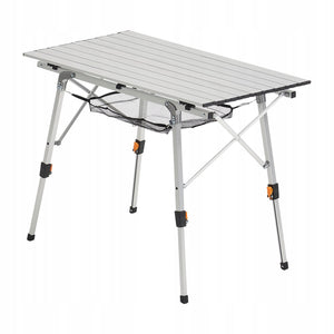 VEVOR FOLDING BUFFET TABLE 90 CM PORTABLE LIGHTWEIGHT ALUMINUM ADJUSTABLE