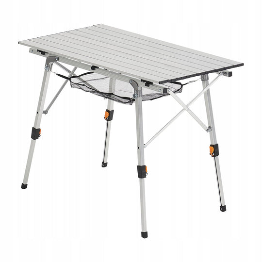 VEVOR FOLDING BUFFET TABLE 90 CM PORTABLE LIGHTWEIGHT ALUMINUM ADJUSTABLE