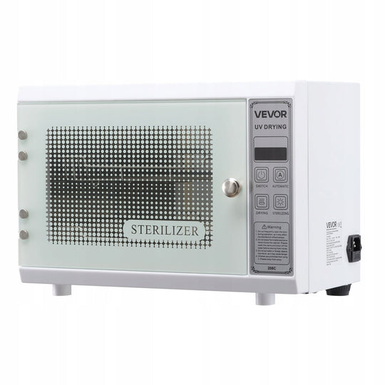 VEVOR UV STERILIZER FOR NAIL TOOLS 12L 160W PREMIUM WHITE