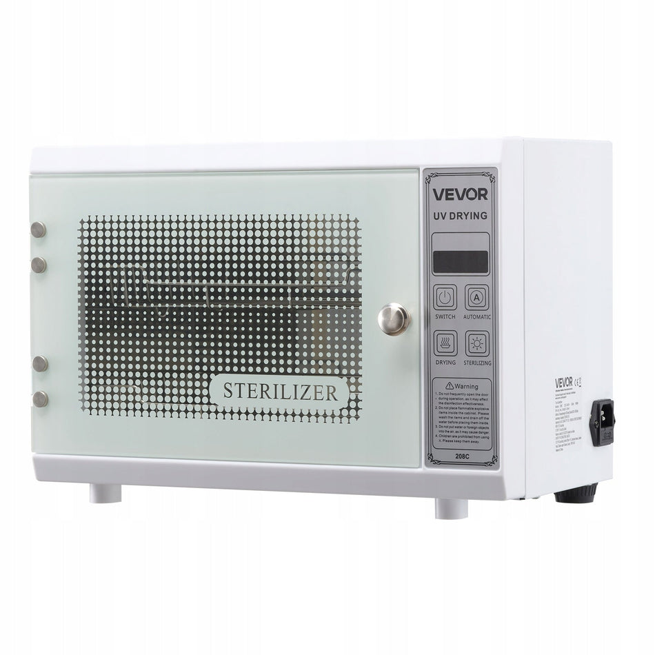 VEVOR UV STERILIZER FOR NAIL TOOLS 12L 160W PREMIUM WHITE