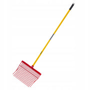VEVOR SWEDISH DIGGING FORK 18 TEETH LONG HANDLE FIBERGLASS SOLID