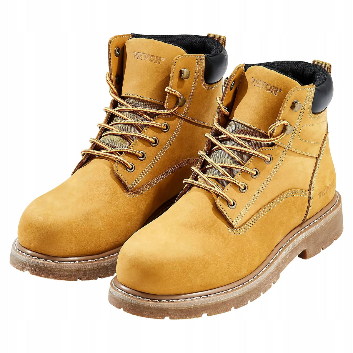 VEVOR STEEL TOE WORK SHOES US 10.5 MEN'S WATERPROOF FOOTWEAR