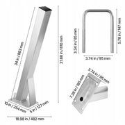 STAND FOR VEVOR WINCH GALVANIZED 3MM TRAILER BRACKET