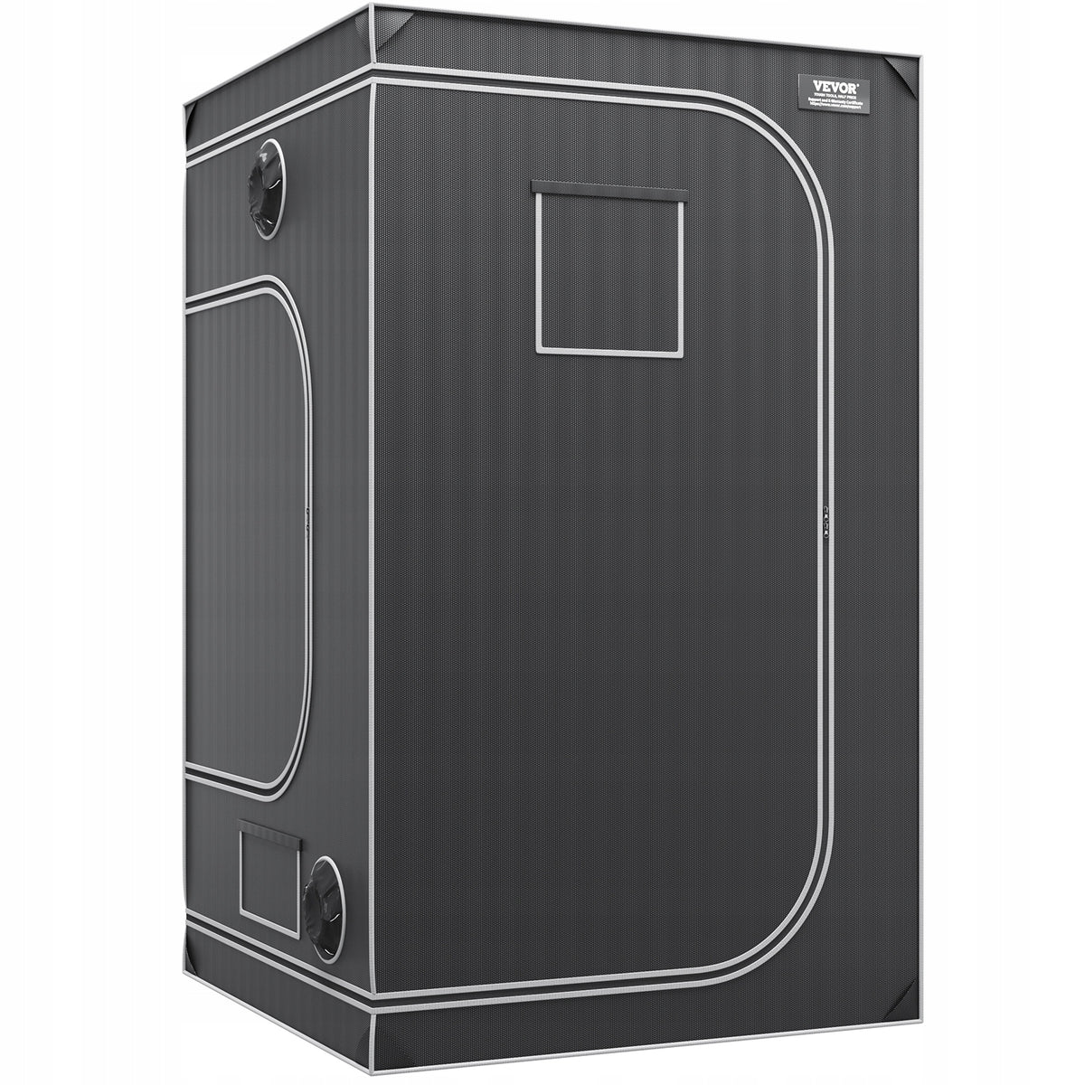 VEVOR GROW BOX 122X122X203 CM STRONG 22 MM STEEL FRAME PREMIUM TENT FOR