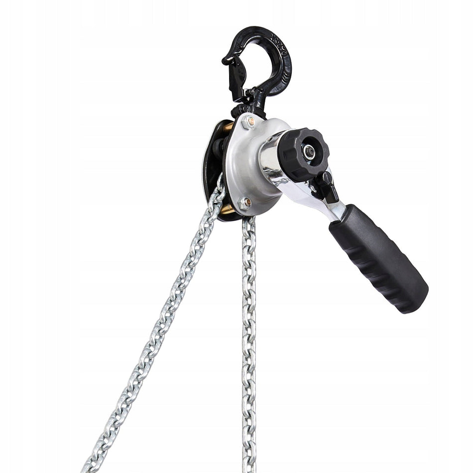 CHAIN HOIST VEVOR MINI 1 2T MANUAL DOUBLE CHAIN G80 BRAKE
