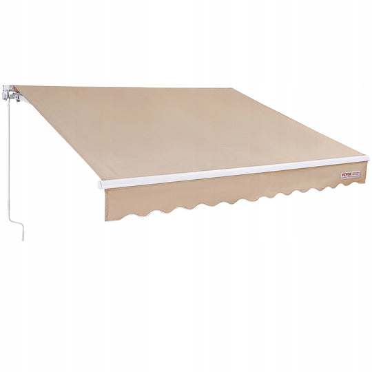 VEVOR MANUAL RETRACTABLE AWNING 304X244 CM PREMIUM SUNSHADE