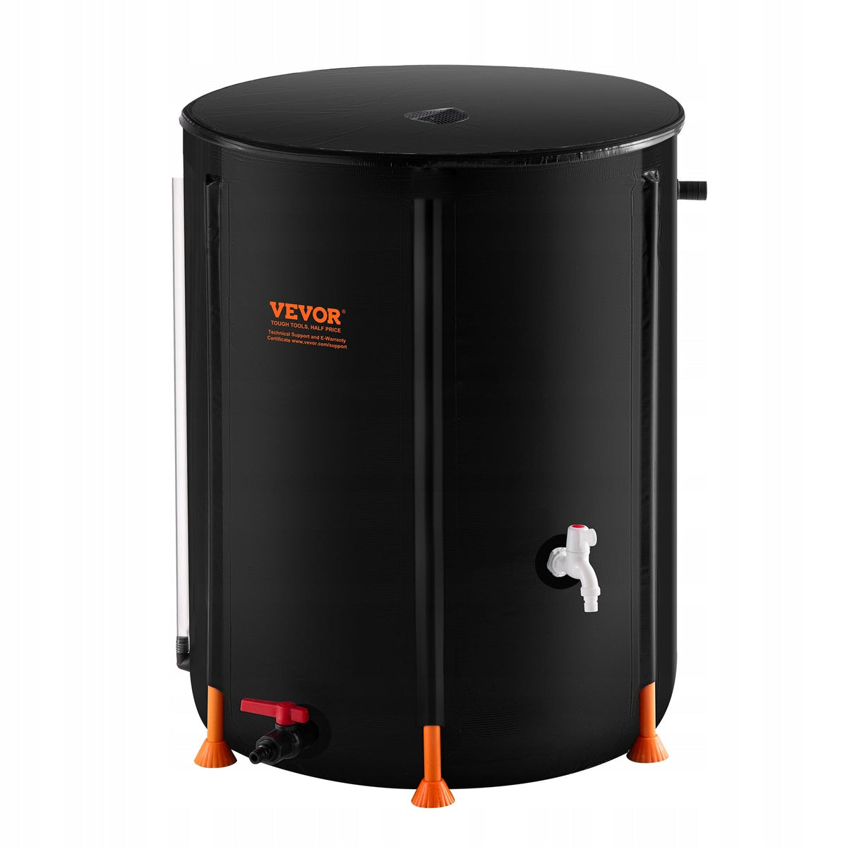 VEVOR FOLDABLE RAIN BARREL 250L PORTABLE STRONG 1000D PVC STABLE