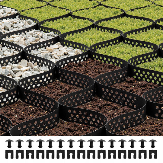 VEVOR GRAVEL GRID 50 MM LAWN GRATE 5200X2700 MM STRONG AND DURABLE