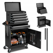 PROFESSIONAL VEVOR 2-IN-1 WORKSHOP TROLLEY WITH 5 DRAWERS AND METAL