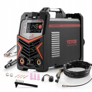 VEVOR 3-IN-1 PROFESSIONAL TIG WELDER WITH LARGE LED DISPLAY DC TIG