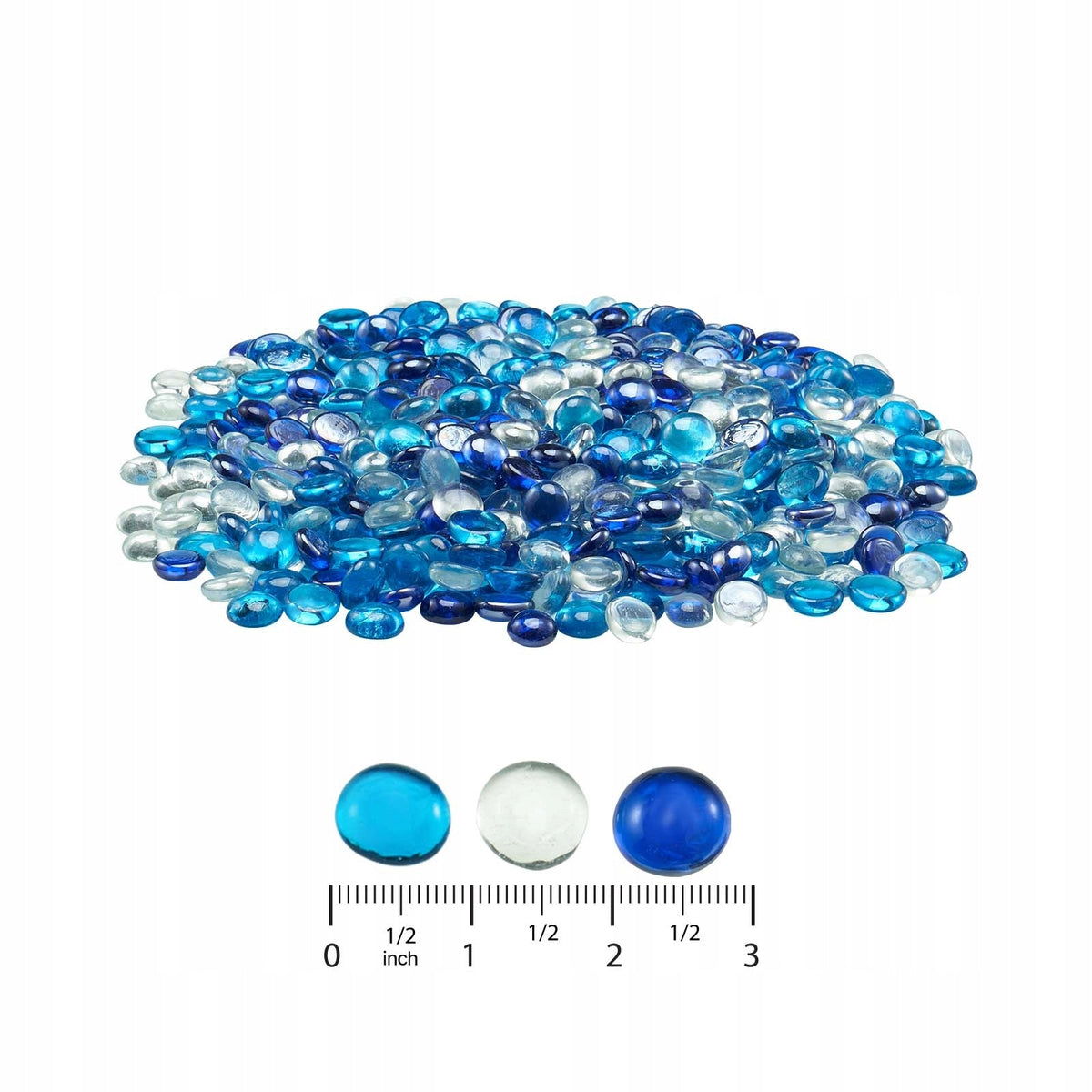 VEVOR FIREPROOF GLASS 4.5 KG GLASS STONES HIGHEST QUALITY