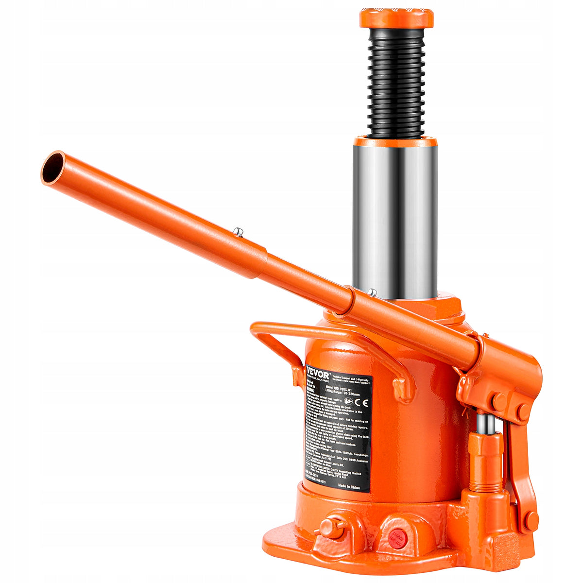 VEVOR 20 TON HYDRAULIC BOTTLE JACK ADJUSTABLE STRONG SOLID