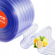 VEVOR PROFESSIONAL PVC STRIP CURTAIN 45 72M X 30CM CLEAR STRONG