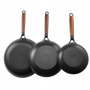 VEVOR CAST IRON FRYING PAN SET 205 265 310 MM DURABLE NON-STICK