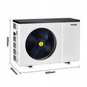 VEVOR ELECTRIC SWIMMING POOL HEAT PUMP POWER 2.51-11.38 KW PROFESSIONAL