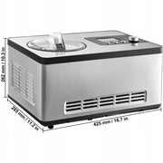 VEVOR PROFESSIONAL ICE CREAM MAKER 2L 180W COMPRESSOR AUTOMATIC