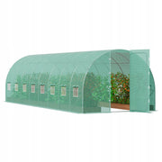 VEVOR TUNNEL GREENHOUSE 27.4X9.5X7.4 FEET STRONG GALVANIZED FRAME PE COVER