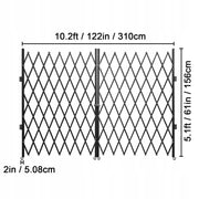 VEVOR PROFESSIONAL DOUBLE FOLDING SAFETY GATE 156X310 CM