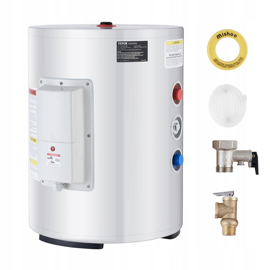 VEVOR 40L 1600W ELECTRIC WATER HEATER LED TEMPERATURE CONTROL