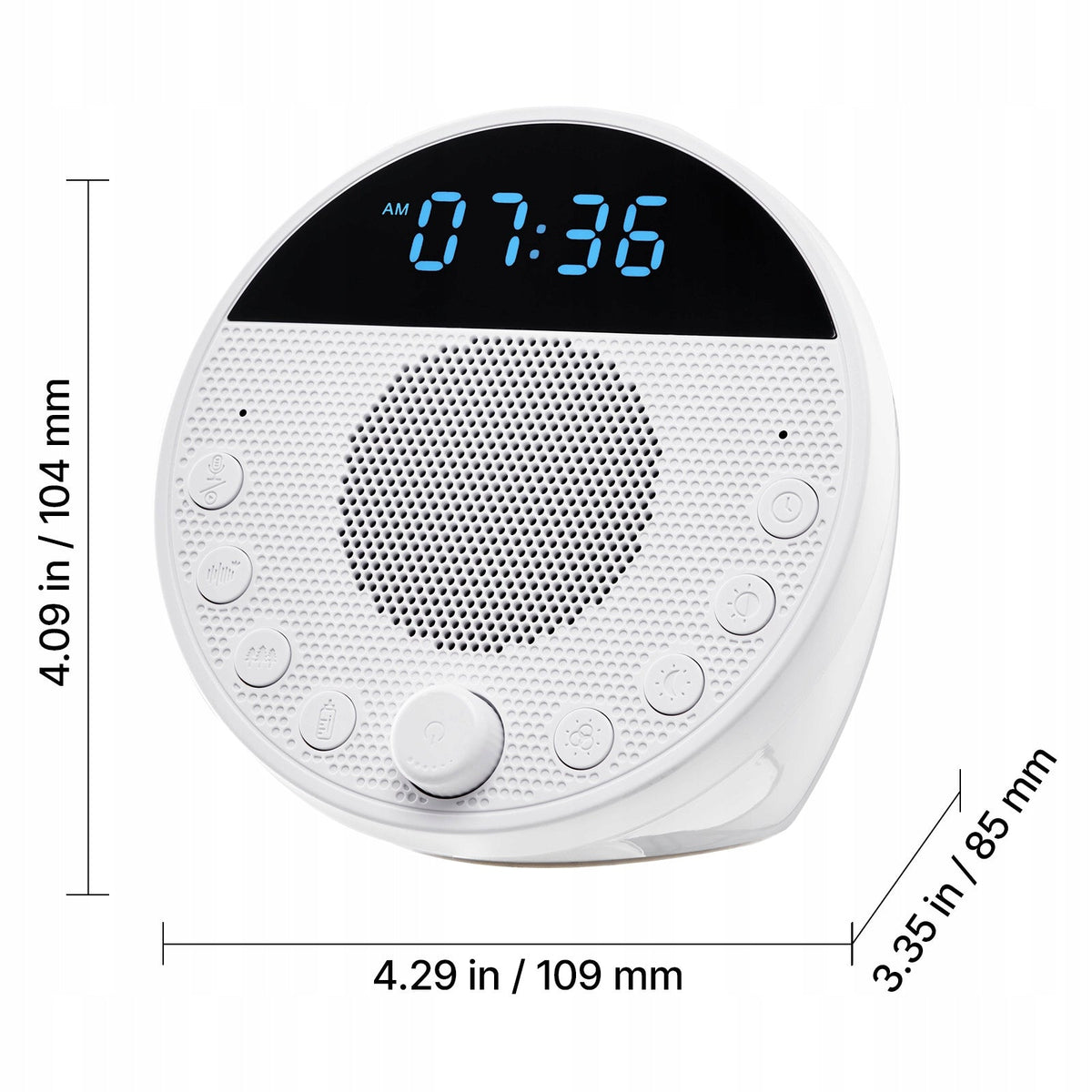 VEVOR WHITE NOISE SLEEP AID GENERATOR 18 PREMIUM MUSIC TRACKS
