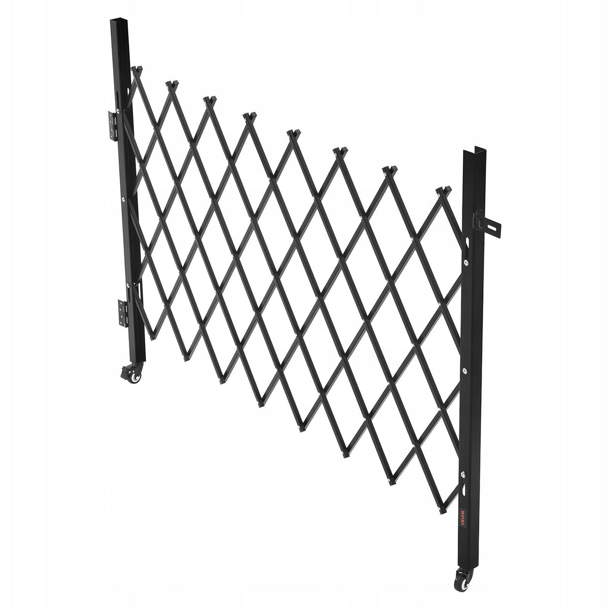 VEVOR PROFESSIONAL FOLDING SECURITY GATE WITH LOCK AND WHEELS