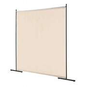 VEVOR PROFESSIONAL SINGLE PANEL ROOM DIVIDER BEIGE STURDY FRAME