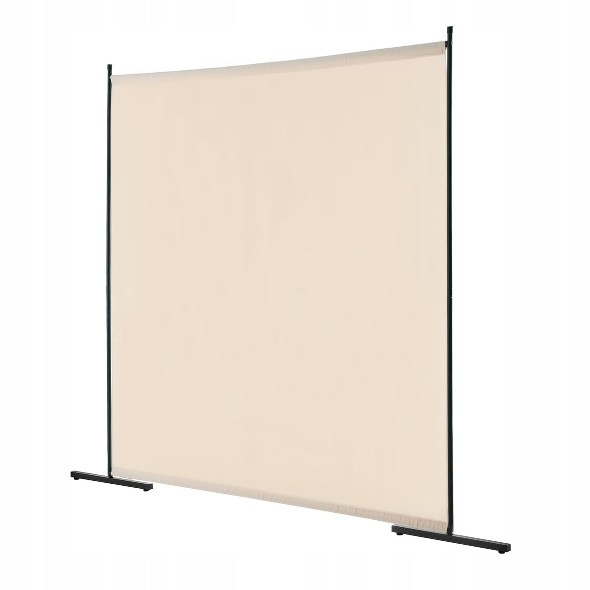 VEVOR PROFESSIONAL SINGLE PANEL ROOM DIVIDER BEIGE STURDY FRAME