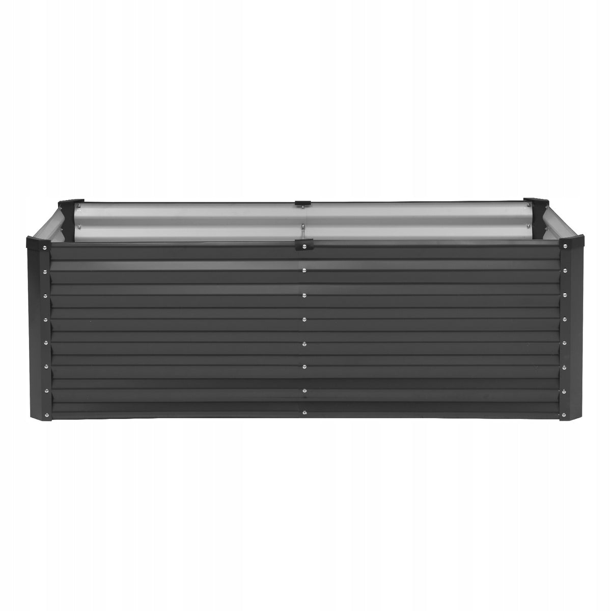 VEVOR 180X90X60 CM METAL RAISED GARDEN BED GALVANIZED SOLID PLANTER