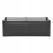 VEVOR 180X90X60 CM METAL RAISED GARDEN BED GALVANIZED SOLID PLANTER