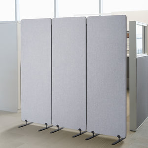 VEVOR 3-PANEL SOUNDPROOF FOLDING ROOM DIVIDER 1840X350X1655MM