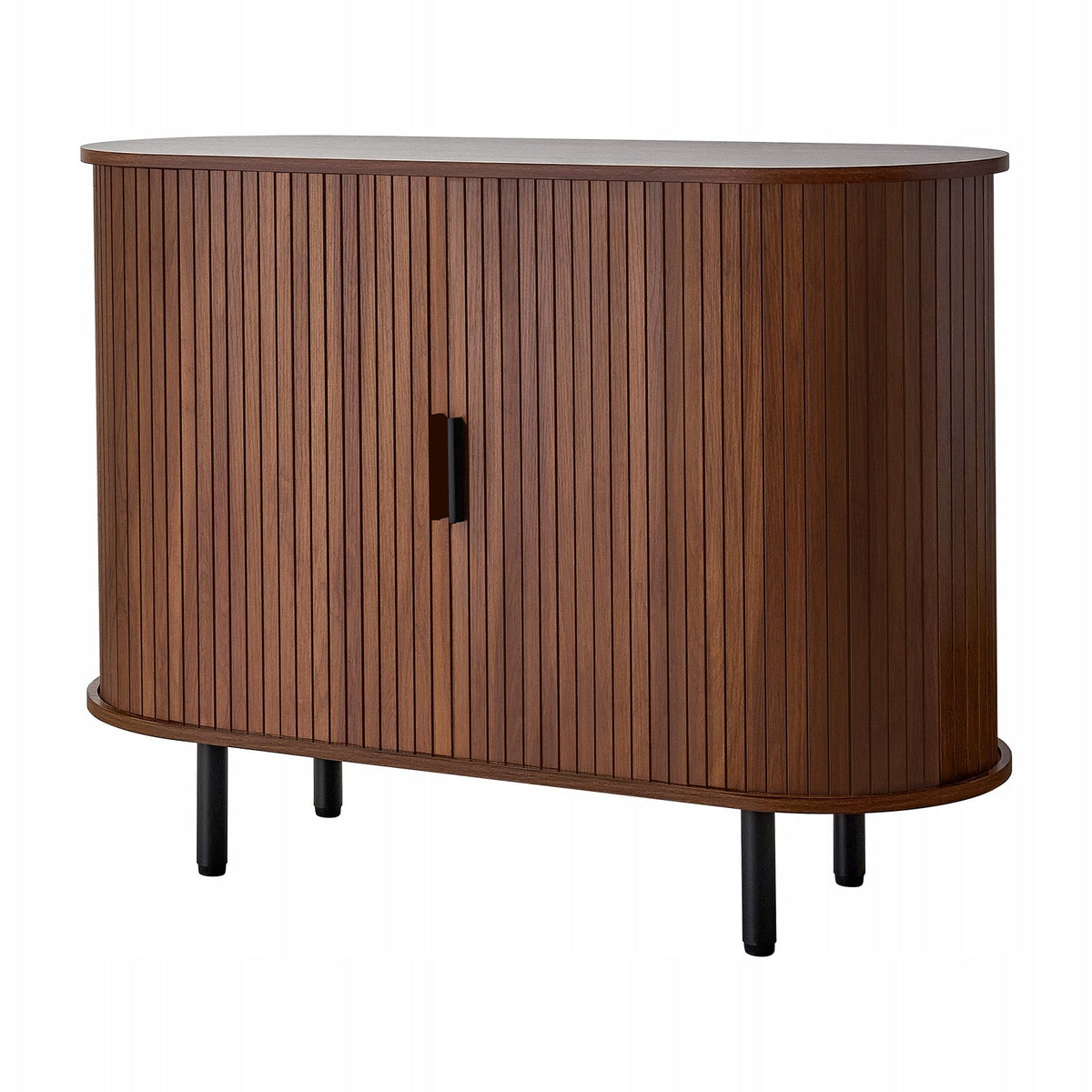 VEVOR KITCHEN CABINET WITH 2 SLIDING DOORS WALNUT BLACK STURDY