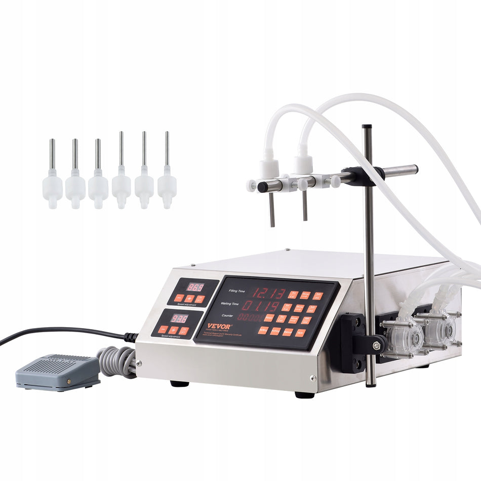 VEVOR AUTOMATIC LIQUID FILLING MACHINE STAINLESS STEEL 650ML MIN