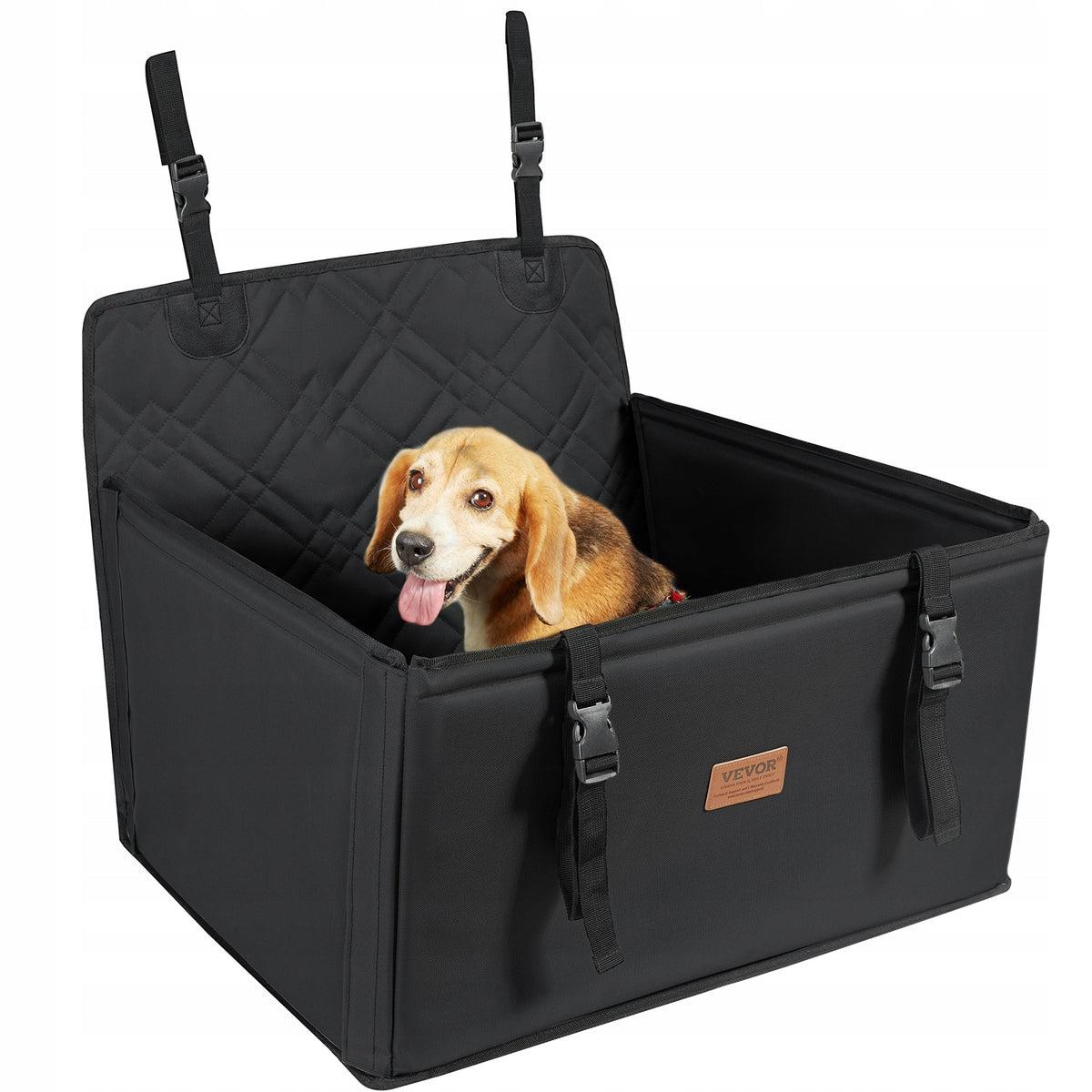 VEVOR DOG CAR SEAT WATERPROOF SOLID WITH FRAME UP TO 18 KG
