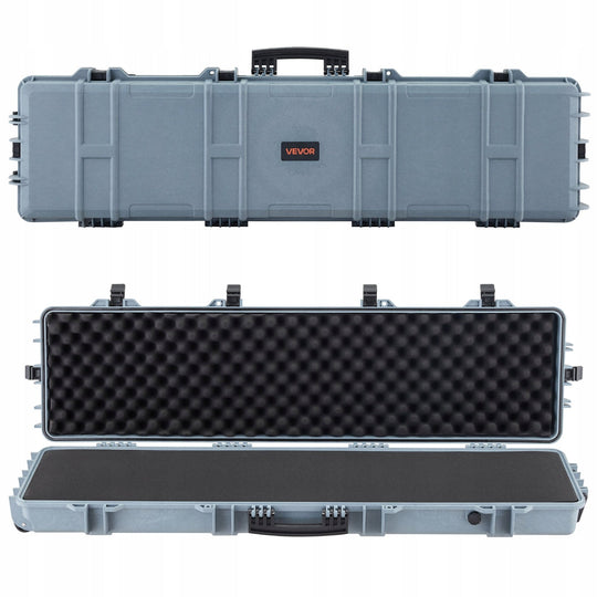 VEVOR Hard Rifle Case Key Lock Waterproof IP67 Heavy Duty
