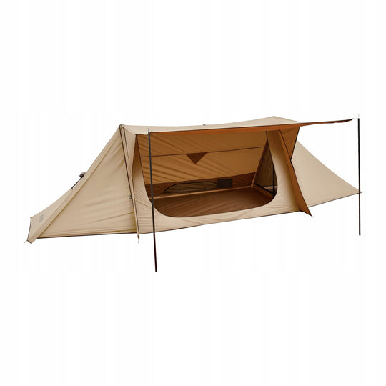 VEVOR LIGHTWEIGHT CAMPING TENT WITH STOVE JACK AND 2 POLES