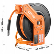 VEVOR AIR HOSE REEL 3/8" X 50FT HYBRID HOSE