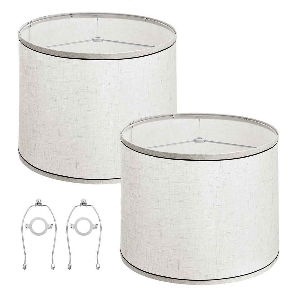 Abażur bębnowy VEVOR 290 x 320 x 245 mm – wariant beżowy