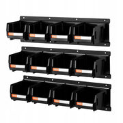 VEVOR HEAVY DUTY STACKABLE WALL BINS 12 PCS 137X105X75 MM