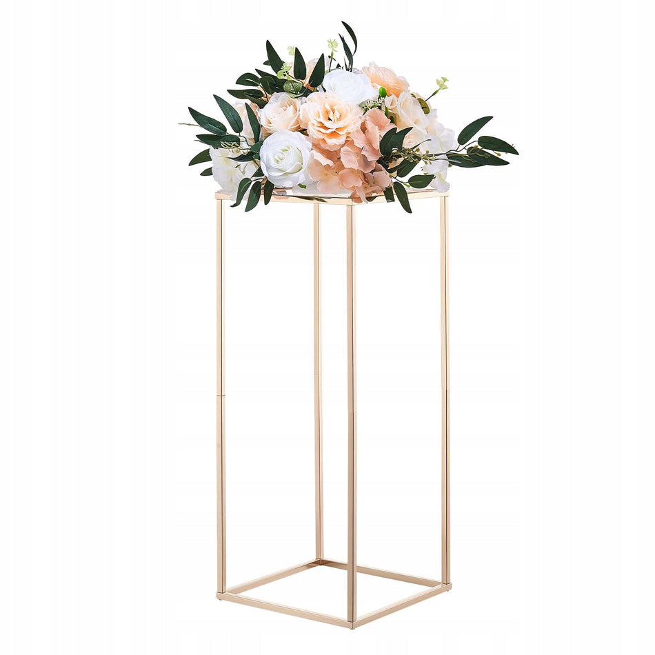 VEVOR 10 PCS Wedding Flower Stand 250X250X600 MM Sturdy Gold