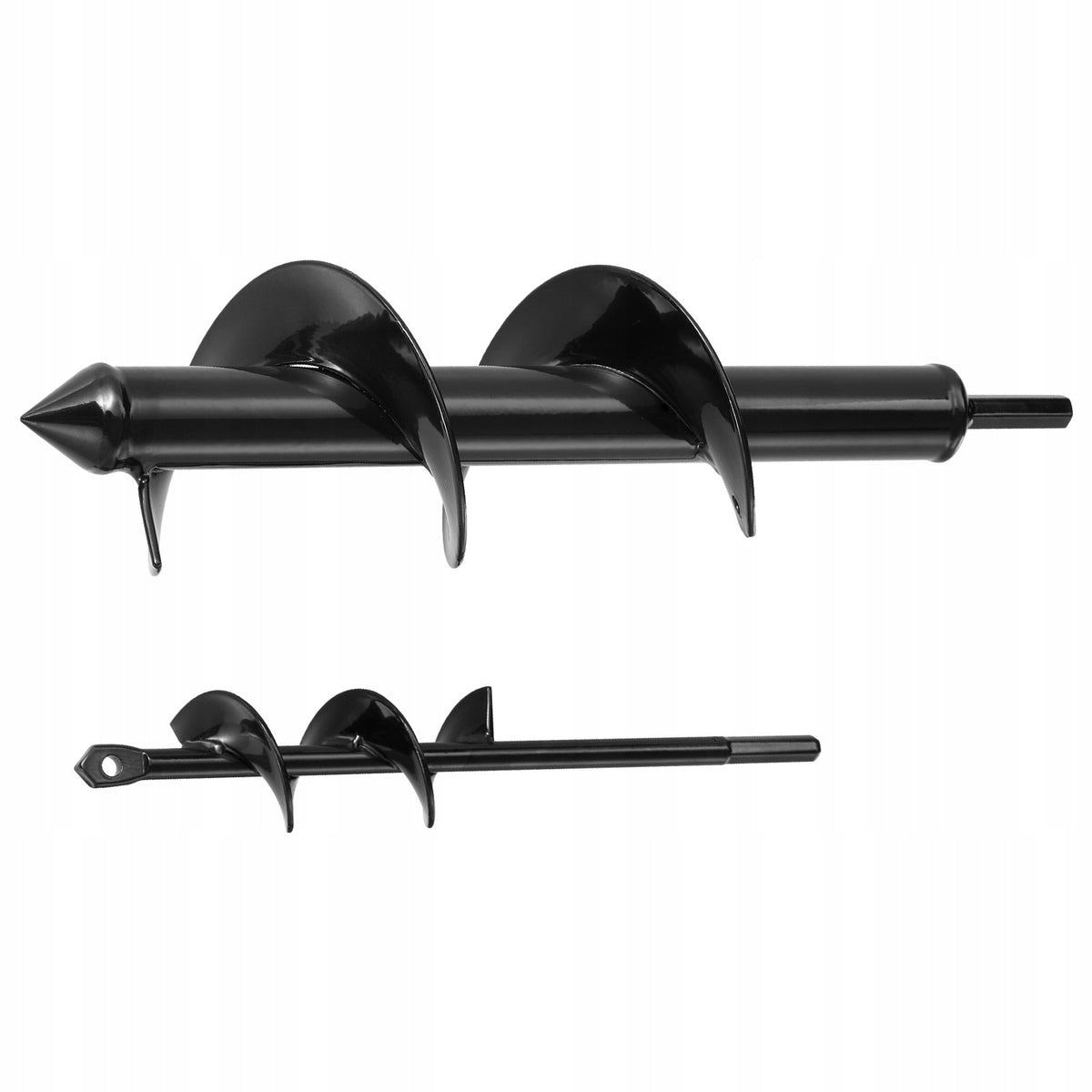 VEVOR EARTH AUGER DRILL BIT SET 2 PCS 8X30CM AND 4X22CM SOLID
