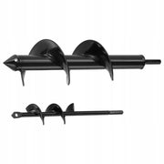 VEVOR EARTH AUGER DRILL BIT SET 2 PCS 8X30CM AND 4X22CM SOLID