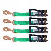 VEVOR PROFESSIONAL WHEEL TIE-DOWN STRAP 50.8X2438.4MM WITH SPRING HOOKS