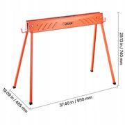 VEVOR TRESTLE WORK TABLES 2 PCS SAWHORSE 300 KG FOLDING