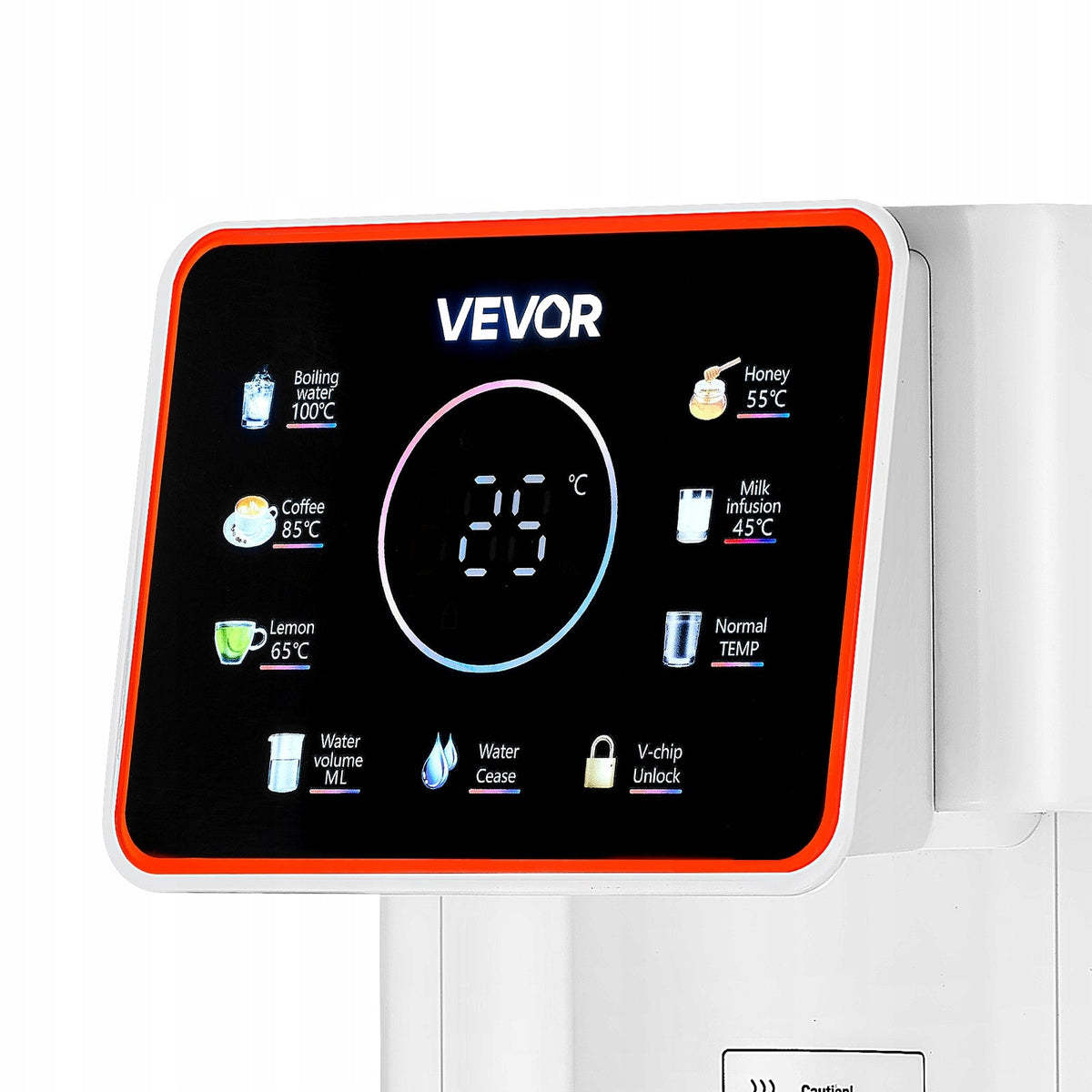 VEVOR 3L WATER HEATER BOILING WATER DISPENSER 6 TEMPERATURES 8 POWER LEVELS POWERFUL