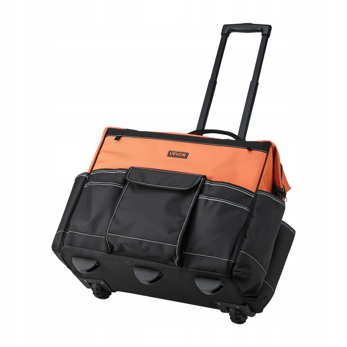 VEVOR TOOL BAG WITH WHEELS 27 POCKETS 50 KG LOAD CAPACITY ROBUST
